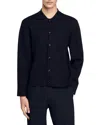 Sandro Button-down Cardigan In Black