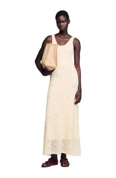 SANDRO SANDRO KNIT MAXI DRESS