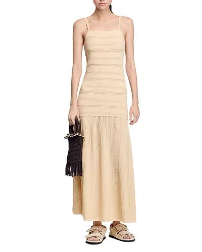 SANDRO KNIT MAXI DRESS