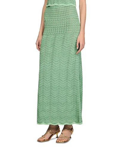 SANDRO KNIT MAXI SKIRT