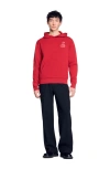Sandro Knit Sweatshirt With Snake Detail In Red