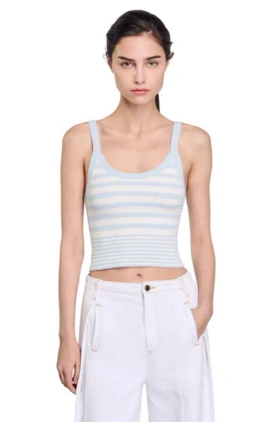 SANDRO SANDRO KNIT VEST TOP