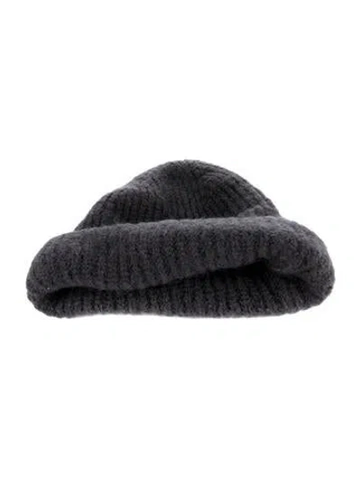 Pre-owned Sandro Knitted Beanie In Blue