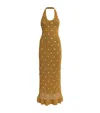 Sandro Knitted Embellished Maxi Dress