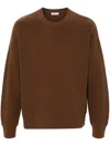 Sandro Knitted Sweater In Caramel