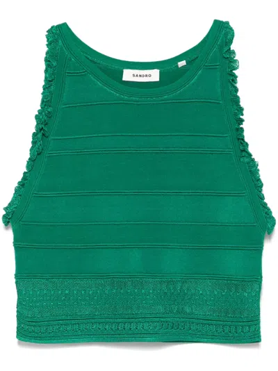 SANDRO KNITTED TANK TOP