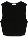 Sandro Gestricktes Oberteil In Schwarz
