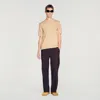 Sandro Paris Knitted T-shirt In Neutral