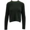 Sandro Knitwear Pullover With Zip In Green Wool In Green