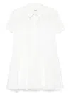 Sandro Toulouse Linen-blend Shirtdress In White