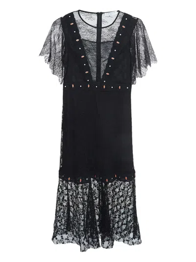 Pre-owned Sandro Laced Dress