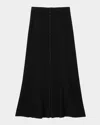 Sandro Lauralie Knit Midi Skirt In Black