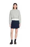 SANDRO SANDRO LAYERED EFFECT SWEATSHIRT