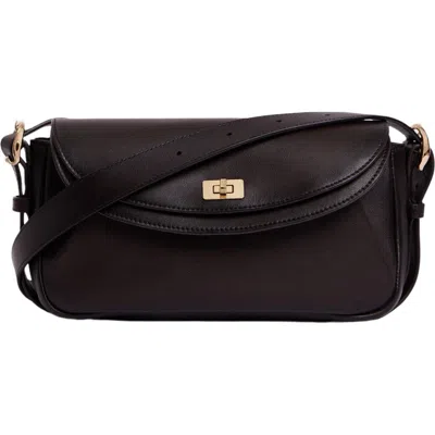 Sandro Le Mambo Leather Bag In Brown