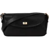 Sandro Womens Black Le Mambo Leather Shoulder Bag In Black