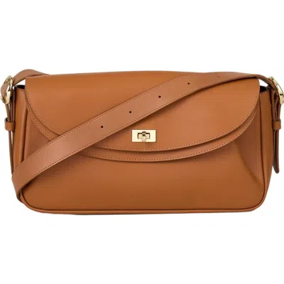 SANDRO SANDRO LE MAMBO PLAIN LEATHER BAG
