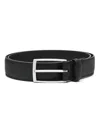 Sandro Leather Belt In Black