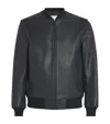 Sandro Leather Bomber Jacket