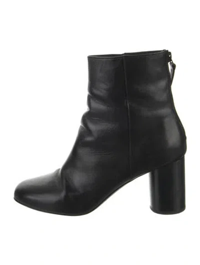 Pre-owned Sandro Leather Boots In Black