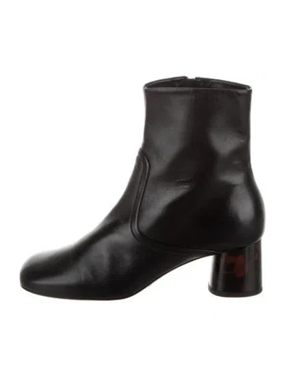 Pre-owned Sandro Leather Boots In Black