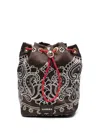 Sandro Leather Bucket Bag