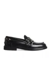 Sandro Buckle Loafers In Black