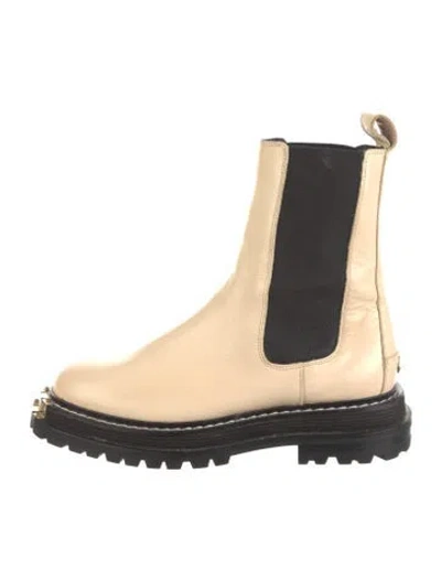 Pre-owned Sandro Leather Chelsea Boots