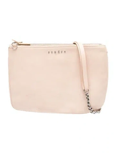 Pre-owned Sandro Leather Clutch In Pink