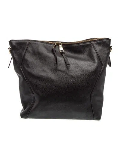 Pre-owned Sandro Leather Crossbody Bag In Black