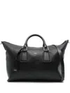 Sandro Leather Holdall In Black