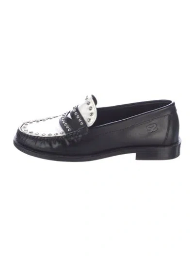 Pre-owned Sandro Leather Loafers In Multi
