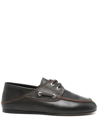 Sandro Leather Oxford Shoes