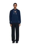 Sandro Leather Patch Sweatshirt