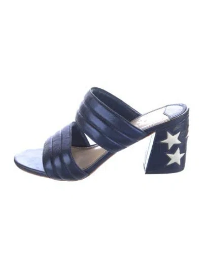 Pre-owned Sandro Leather Slides
