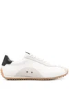 Sandro Leather Sneakers In Multi