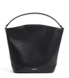 Sandro Tangoso Mini Leather Bag In Black