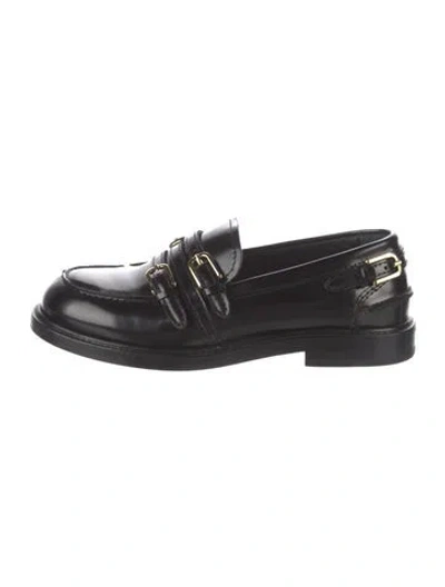 Pre-owned Sandro Leather Tassel Accents Loafers In Multi