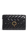 Sandro Yza Pocket Leather Clutch In Black