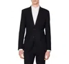 Sandro Legacy Wool Suit Jacket In Navy Blue