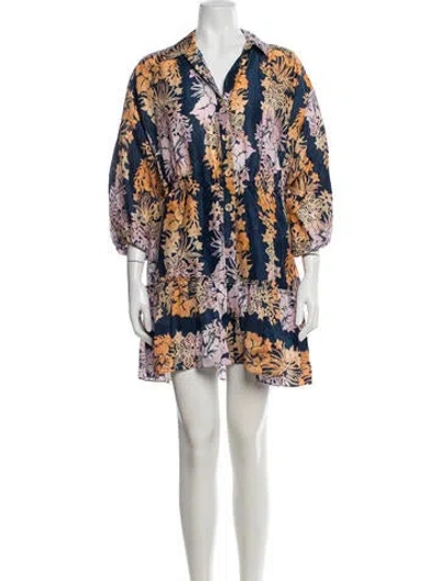 Pre-owned Sandro Linen Mini Dress
