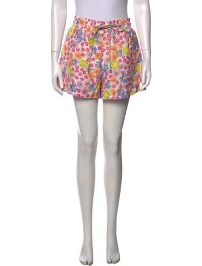 Pre-owned Sandro Linen Mini Shorts In Neutrals