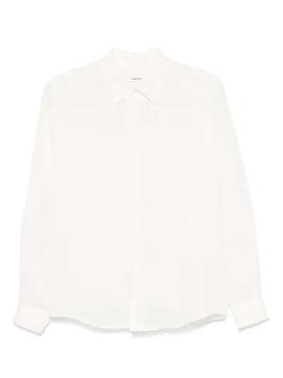 Sandro Linen Shirt In White