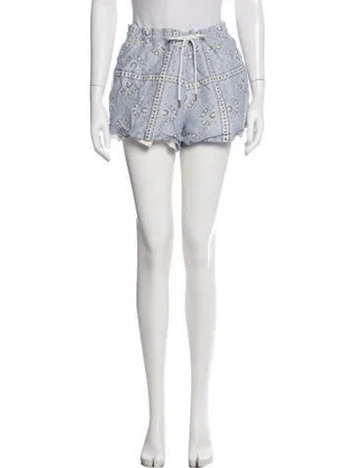 Pre-owned Sandro Linen Shorts In White