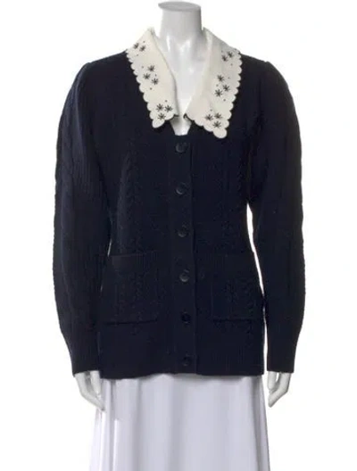 Pre-owned Sandro Linen Sweater In Black