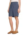Sandro Link Print Floaty Shorts In Blue