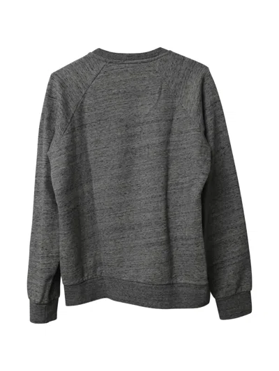 Pre-owned Sandro Logo-appliqué Sweatshirt In Gray