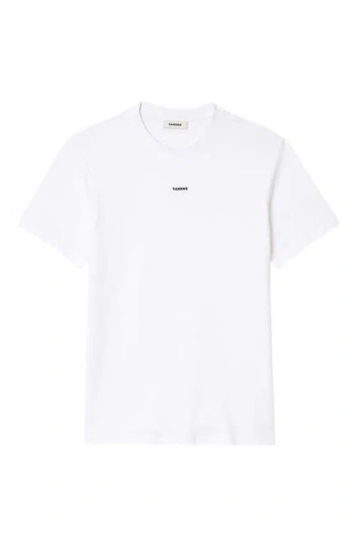 SANDRO SANDRO LOGO COTTON T-SHIRT