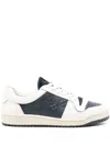 Sandro Logo-embossed Sneakers In Bleus
