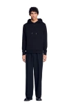 Sandro Logo Hoodie In Black