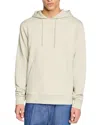 Sandro Logo Hoodie In Light Kaki